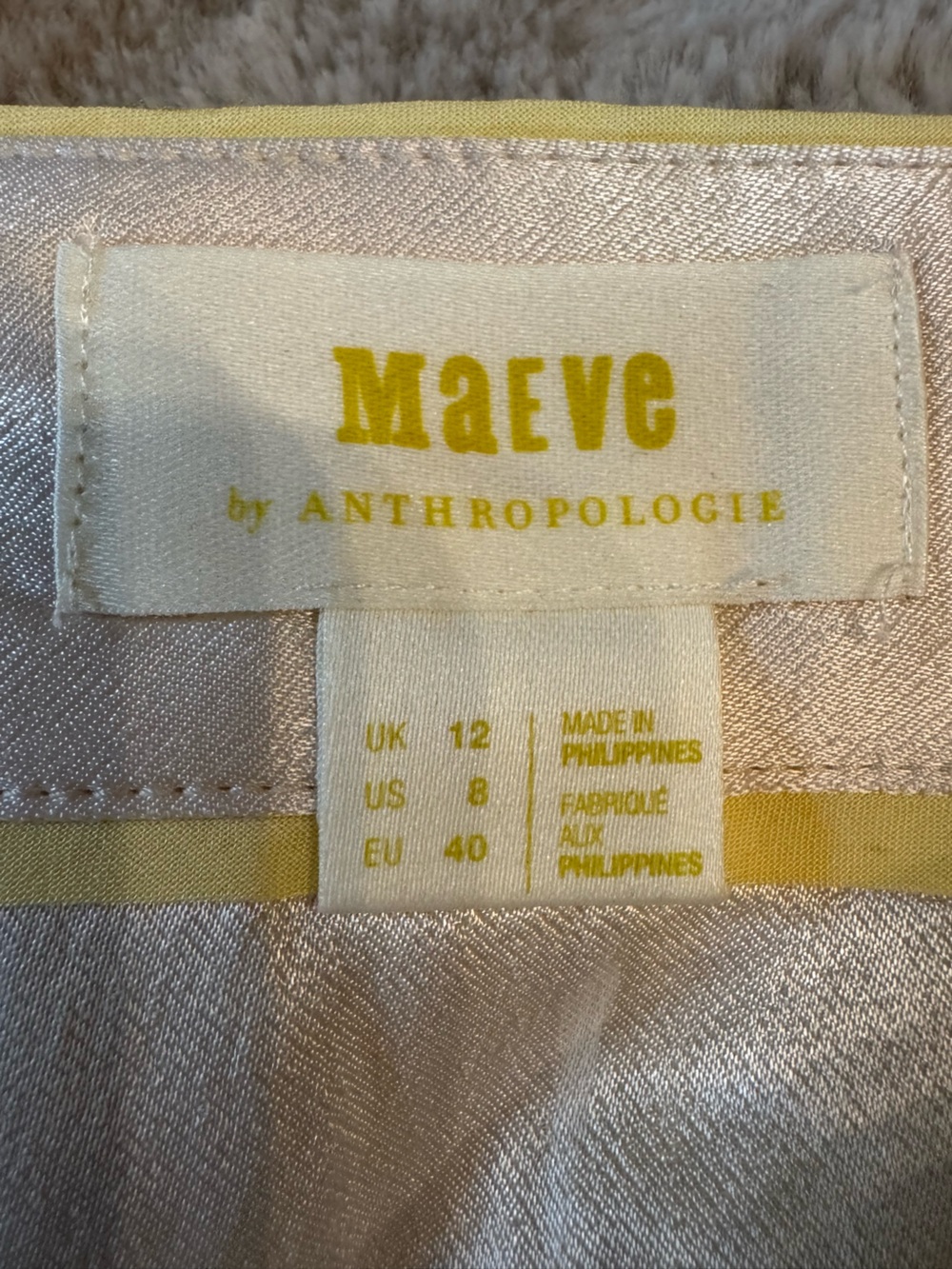 Maeve Anthropologie Flounced Jacquard Mini Skirt 8 - Picture 11 of 14